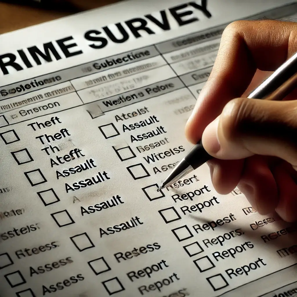 Real Data vs. Surveys: Uncovering the True Picture of Crime